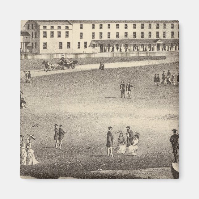 Long Beach House, Long Beach, NJ Magnet (Vorne)