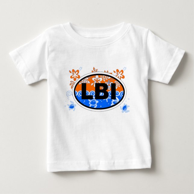 Long Beach Insel Baby T-shirt (Vorderseite)