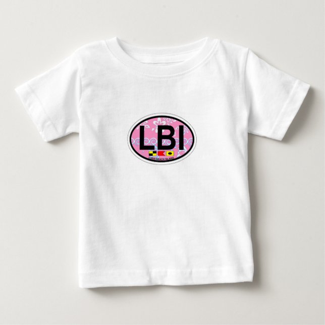 Long Beach Insel Baby T-shirt (Vorderseite)