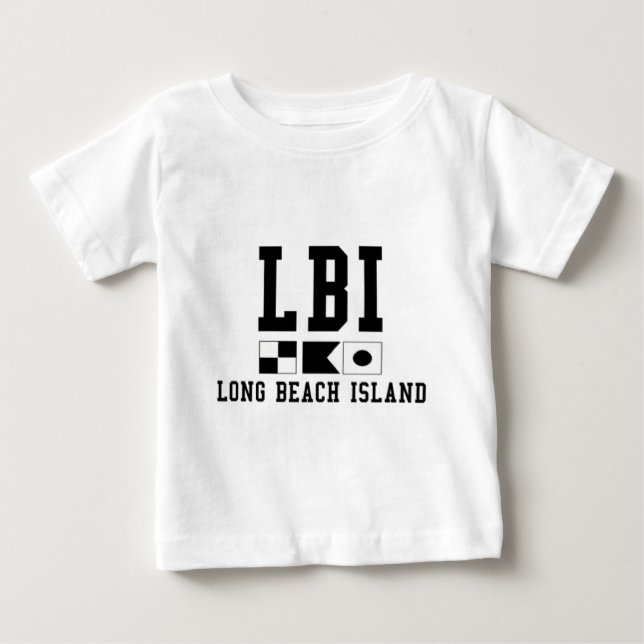 Long Beach Insel Baby T-shirt (Vorderseite)