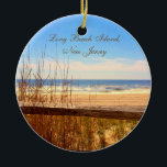 Long Beach Insel, NJ LBI Strand-Verzierung Keramik Ornament<br><div class="desc">Long Beach Insel, NJ LBI Strand-Weihnachtsverzierung</div>