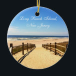 Long Beach Insel, NJ LBI Weihnachtsverzierung Keramik Ornament<br><div class="desc">Long Beach Insel,  NJ LBI Weihnachtsverzierung</div>