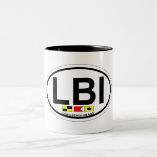 Long Beach Insel Zweifarbige Tasse