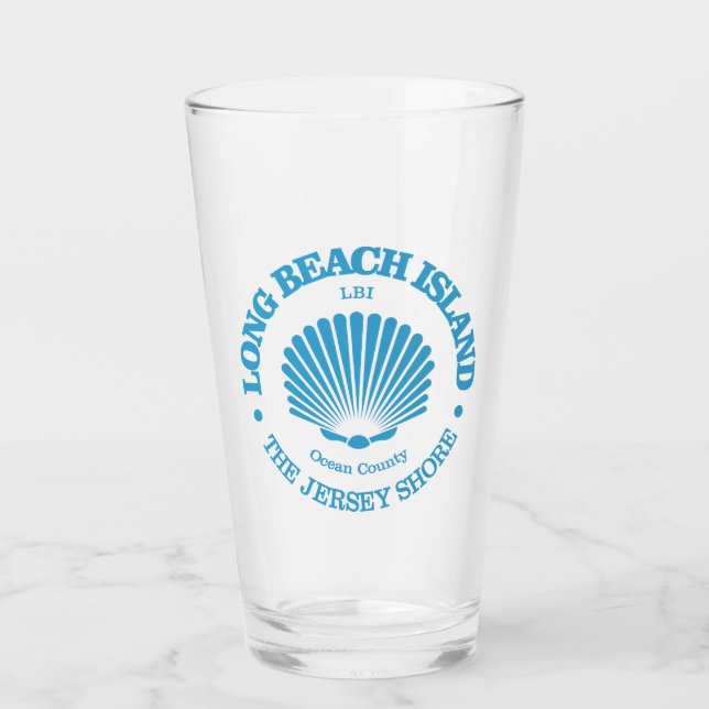 Long Beach Island (Muschel) Glas (Vorderseite)