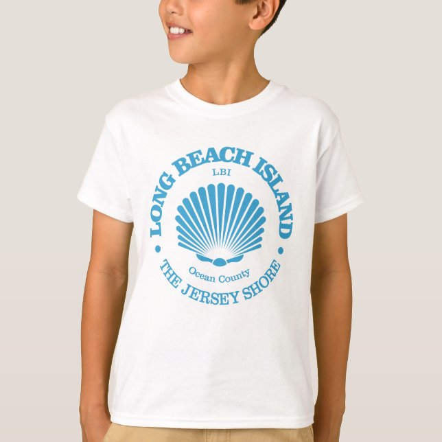 Long Beach Island (Muschel) T-Shirt (Vorderseite)