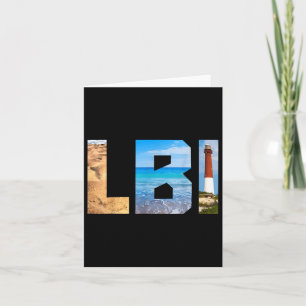 Long Beach Island New Jersey Lbi Vintag _1 Karte