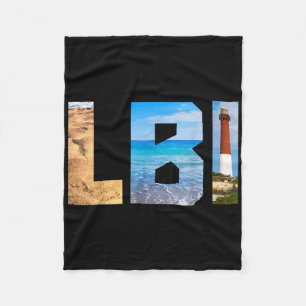 Long Beach Island New Jersey Lbi Vintage _1 Fleecedecke