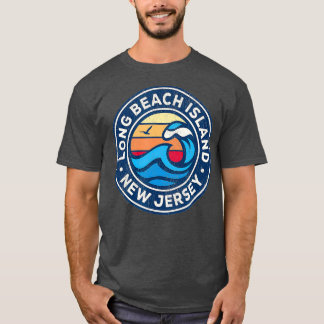 Long Beach Island New Jersey NJ Vintag Nautical T-Shirt