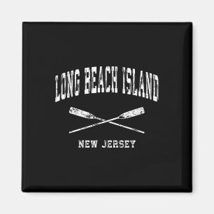 Long Beach Island New Jersey Vintage Wasserkreuze Magnet