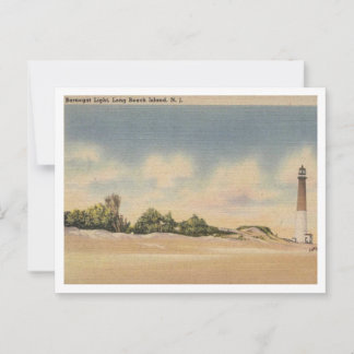 Long Beach Island NJ, Barnegat Light 1946 Inspirie Postkarte