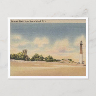 Long Beach Island NJ, Barnegat Light 1946 Inspirie Postkarte
