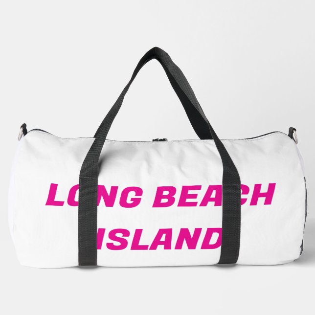 LONG BEACH ISLAND-REISETASCHE DUFFLE BAG (Vorderseite)