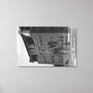 Long Beach, Kalifornien Ansicht von Leinwanddruck