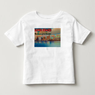 Long Beach, Kalifornien - die Königin der Stränd Kleinkind T-shirt