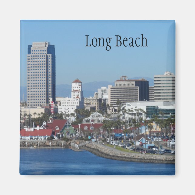 Long Beach, Kalifornien Magnet (Vorne)