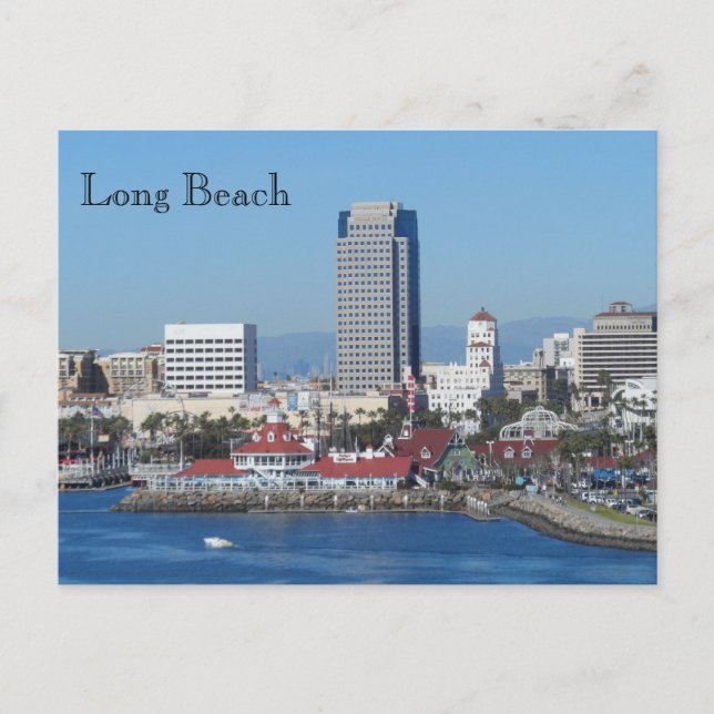 Long Beach, Kalifornien Postkarte (Vorderseite)