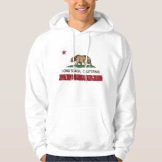 Long Beach Kalifornien Republik-Flagge Hoodie