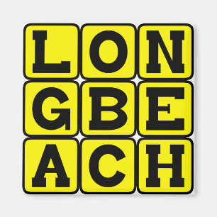 Long Beach, Kalifornien Vereinigte Staaten Magnet
