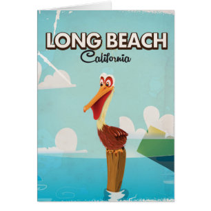Long Beach Kalifornien Vintage Pelican Reise