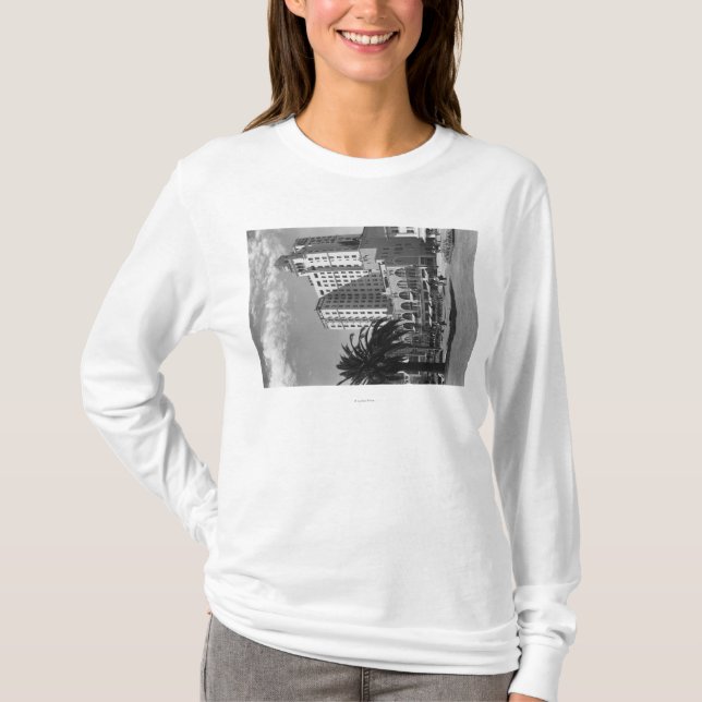 Long Beach, Kalifornien Wilton Hotel-Fotografie T-Shirt (Vorderseite)