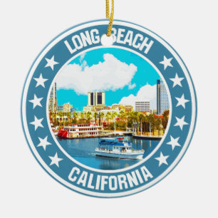 Long Beach Keramik Ornament