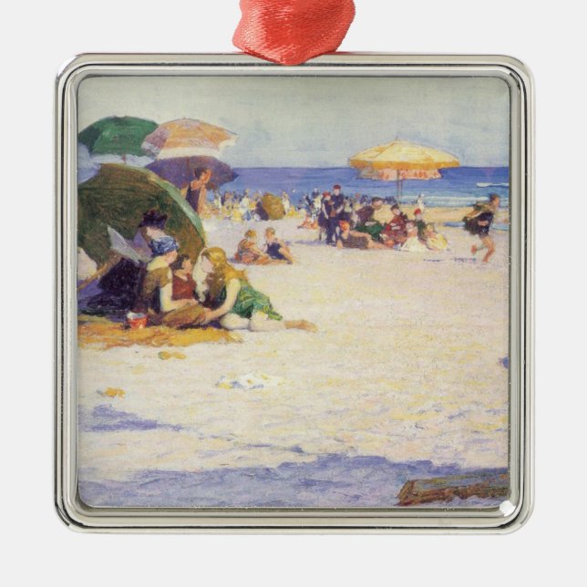 Long Beach (New Yorker Staat) Ornament Aus Metall (Vorne)