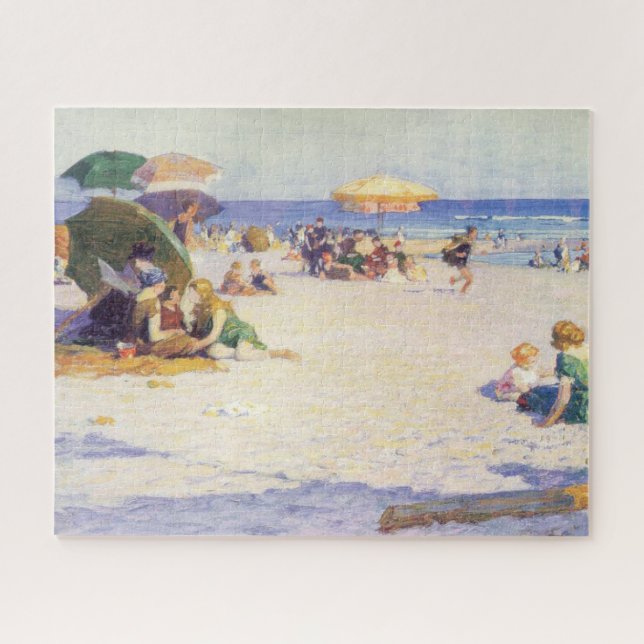 Long Beach (New Yorker Staat) (von E.H. Potthast) Puzzle (Horizontal)