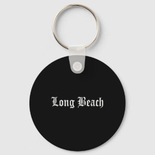 Long Beach Old English Vintag Rap Hip Hop Music S Schlüsselanhänger