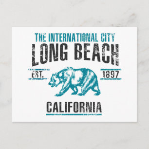 Long Beach Postkarte