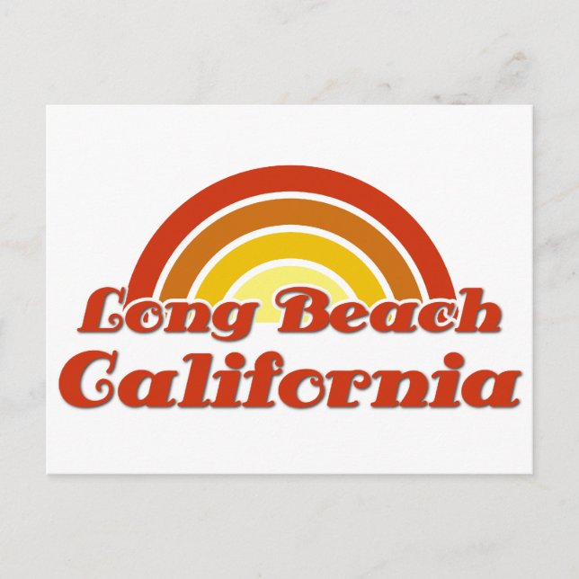 Long Beach Postkarte (Vorderseite)