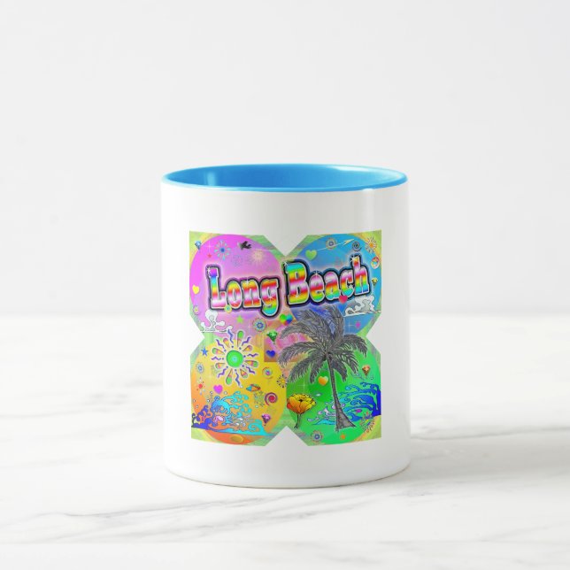 Long Beach Quadro Seasons Tasse (Zentrum)
