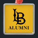 Long Beach Staat Alumni Ornament Aus Metall<br><div class="desc">Karo aus diesen California Staat University Long Beach Designs! Zeigen Sie Ihren kalifornischen Staatsstolz mit diesen neuen Universitätsprodukten. Diese machen die perfekten Geschenke für den Long Beach Student, Alumni, Familie, Freund oder Fan in Ihrem Leben. Alle diese Zazzle Produkte sind mit Ihrem Namen, Klassenzimmer oder Club individuell einstellbar. Geh Long...</div>