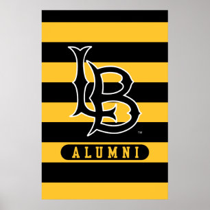 Long Beach Staat Alumni Streifen Poster