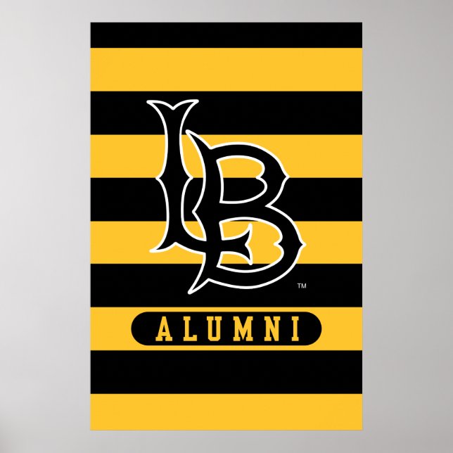 Long Beach Staat Alumni Streifen Poster (Vorne)