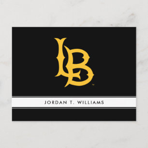 Long Beach Staat Logo Einladungspostkarte