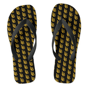 Long Beach Staat Logo Flip Flops