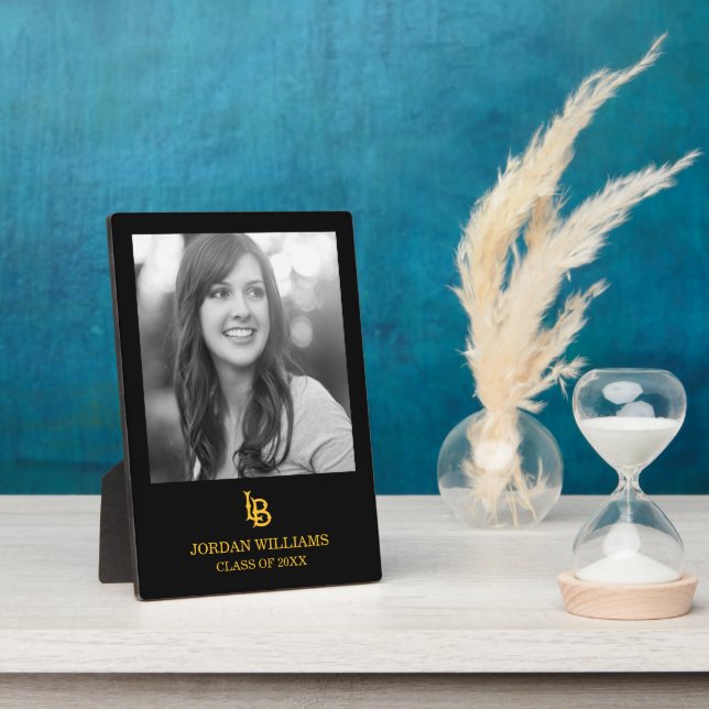 Long Beach Staat Logo Fotoplatte (Seite)