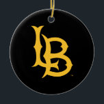 Long Beach Staat Logo Keramik Ornament<br><div class="desc">Karo aus diesen California Staat University Long Beach Designs! Zeigen Sie Ihren kalifornischen Staatsstolz mit diesen neuen Universitätsprodukten. Diese machen die perfekten Geschenke für den Long Beach Student, Alumni, Familie, Freund oder Fan in Ihrem Leben. Alle diese Zazzle Produkte sind mit Ihrem Namen, Klassenzimmer oder Club individuell einstellbar. Geh Long...</div>