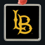 Long Beach Staat Logo Ornament Aus Metall<br><div class="desc">Karo aus diesen California Staat University Long Beach Designs! Zeigen Sie Ihren kalifornischen Staatsstolz mit diesen neuen Universitätsprodukten. Diese machen die perfekten Geschenke für den Long Beach Student, Alumni, Familie, Freund oder Fan in Ihrem Leben. Alle diese Zazzle Produkte sind mit Ihrem Namen, Klassenzimmer oder Club individuell einstellbar. Geh Long...</div>