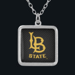 Long Beach Staat Versilberte Kette<br><div class="desc">Karo diese California Staat University Long Beach Designs! Zeigen Sie Ihren California Staatsstolz mit diesen neuen Universitätsprodukten. Diese Geschenke machen die perfekte Geschenke für den Long Beach Student, Alumni, Familie, Freund oder Fan in Ihrem Leben. Alle diese Zazzle-Produkte sind mit Ihrem Namen, Klassenzimmer oder Club individuell einstellbar. Los Long Beach!...</div>
