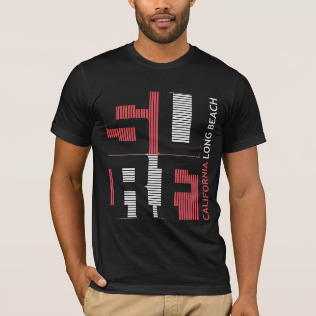 Long Beach Surf T - Shirt (Vorderseite)