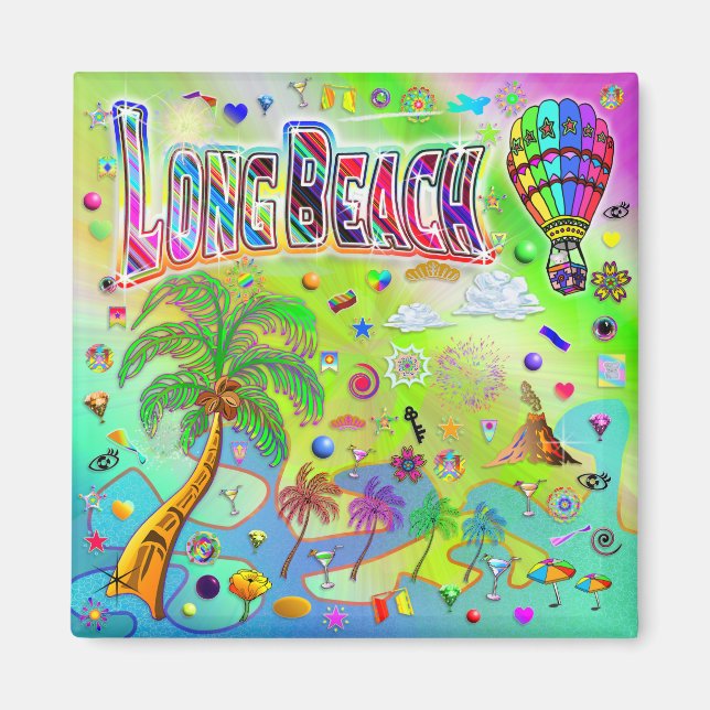Long Beach Timeless Melody Magnet (Vorne)