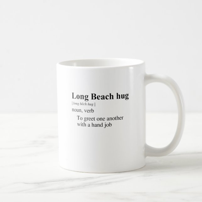 LONG BEACH UMARMUNG KAFFEETASSE (Rechts)