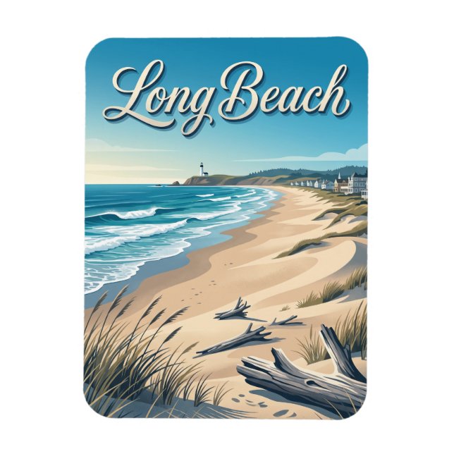 Long Beach, Washington Magnet (Vertikal)
