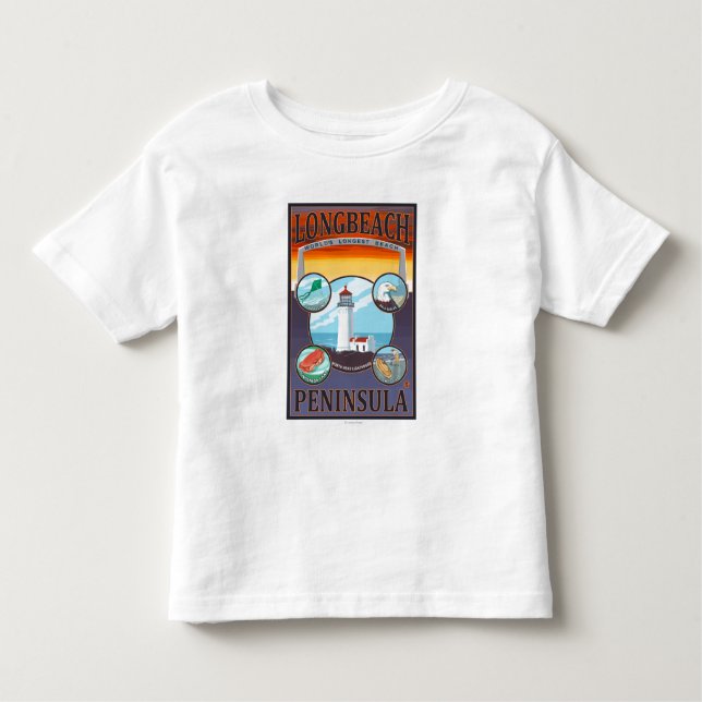 Long Beach, WashingtonTravel Kleinkind T-shirt (Vorderseite)