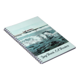 Long Beach Waves Notebook Notizblock