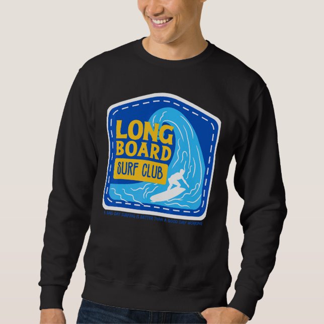 Long Board Surf Club Sommerfeier Sweatshirt (Vorderseite)