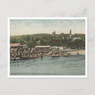 Long Branch NJ The Highlands of Navesink c1906 Postkarte
