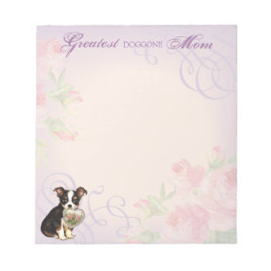 Long Coat Chihuahua Herz Mama Notizblock