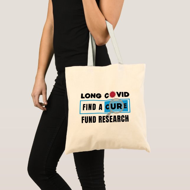 Long Covid - FUND FORSCHUNG Tragetasche (Vorderseite (Produkt))